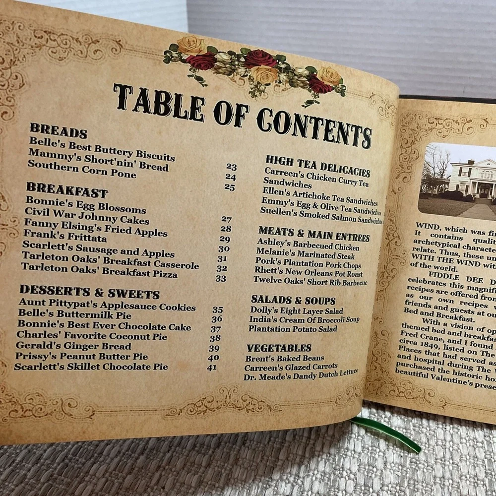 Fiddle Dee Dee‎ Recipes Gone With The Wind Cookbook Terry Lynn Crane